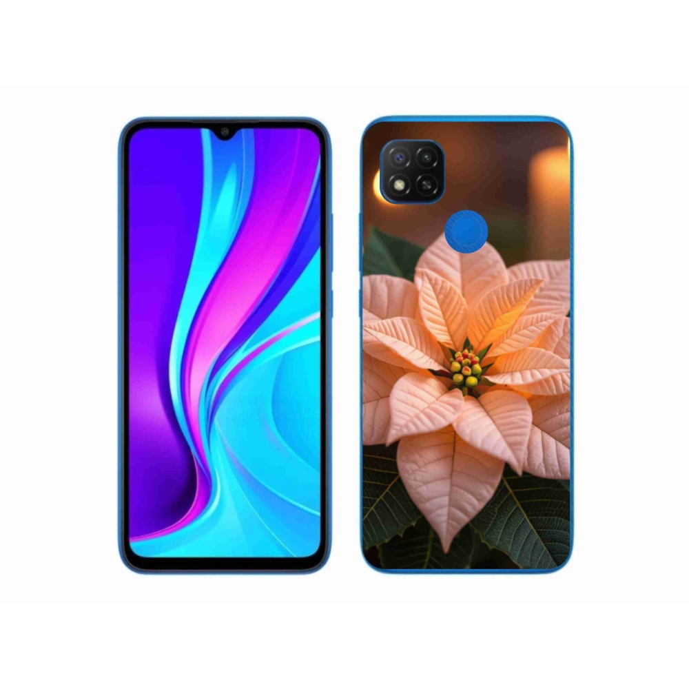 Gelový kryt mmCase na Xiaomi Redmi 9C - vánoční hvězda