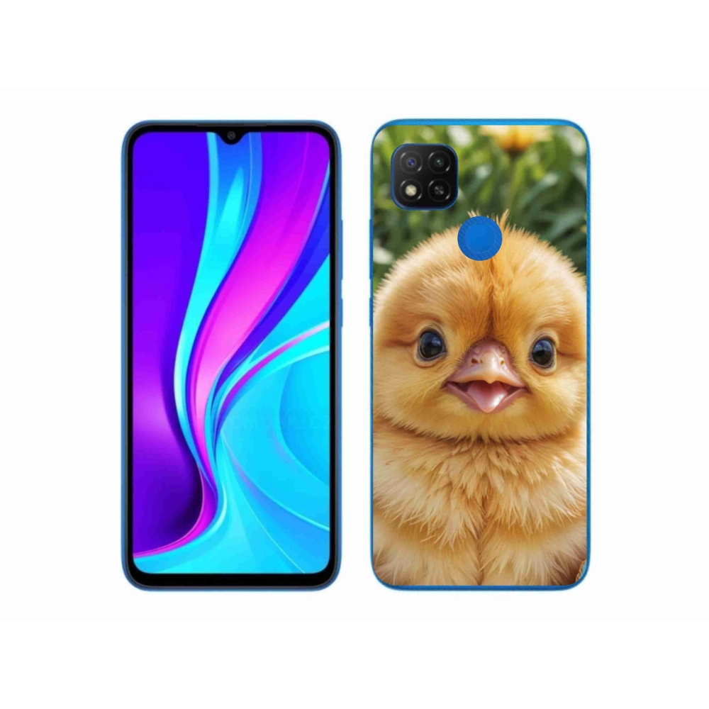 Gelový kryt mmCase na Xiaomi Redmi 9C - veselé kuřátko