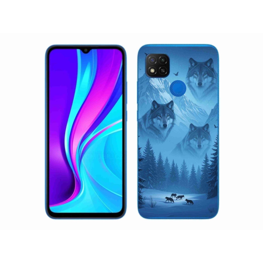 Gelový kryt mmCase na Xiaomi Redmi 9C - vlčí smečka