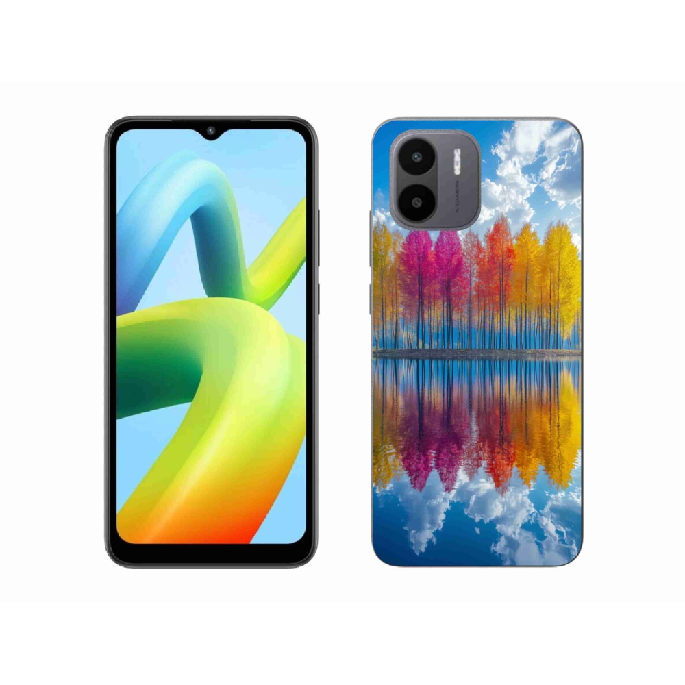 Gelový kryt mmCase na Xiaomi Redmi A1 4G - barevné stromy