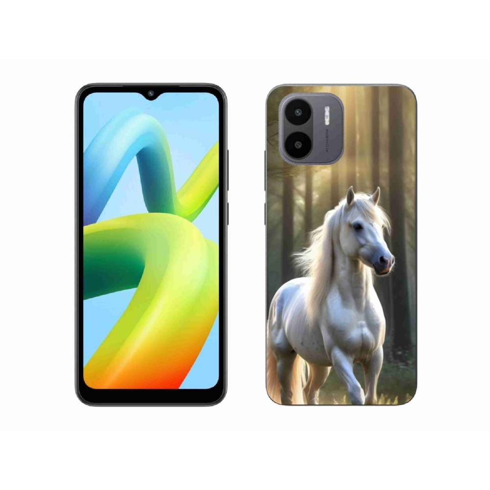 Gelový kryt mmCase na Xiaomi Redmi A1 4G - bílý kůň 3