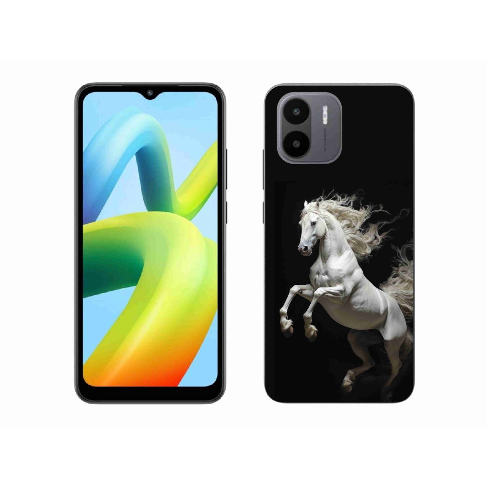 Gelový kryt mmCase na Xiaomi Redmi A1 4G - bílý kůň 4