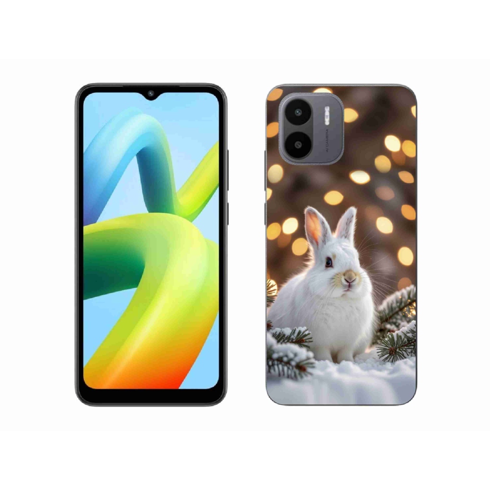 Gelový kryt mmCase na Xiaomi Redmi A1 4G - bílý zajíc