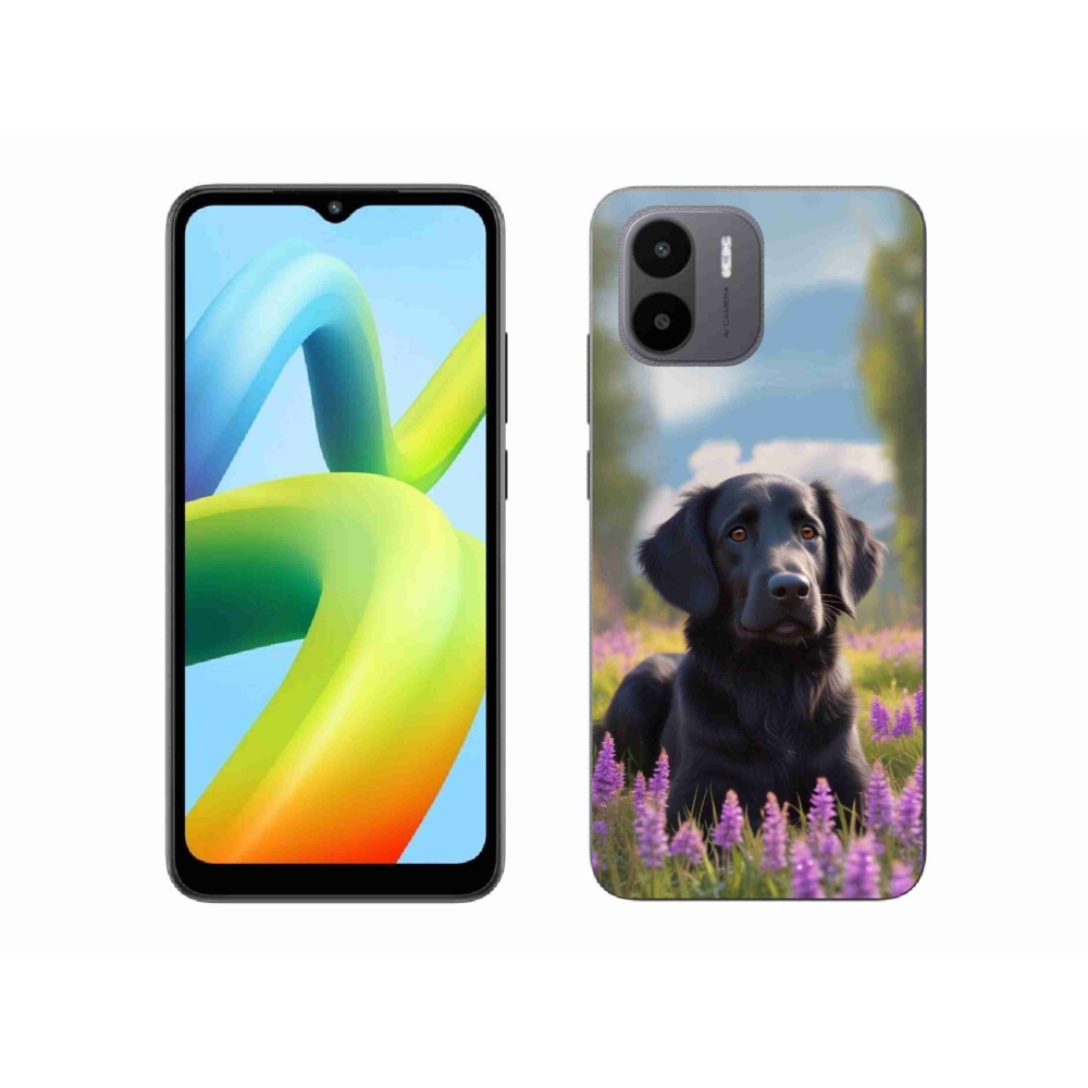 Gelový kryt mmCase na Xiaomi Redmi A1 4G - elegantní černý retrívr