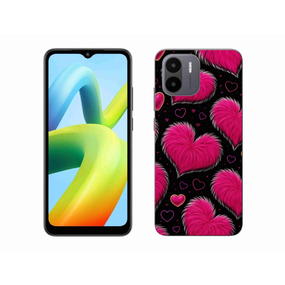 Gelový kryt mmCase na Xiaomi Redmi A1 4G - hebká srdce