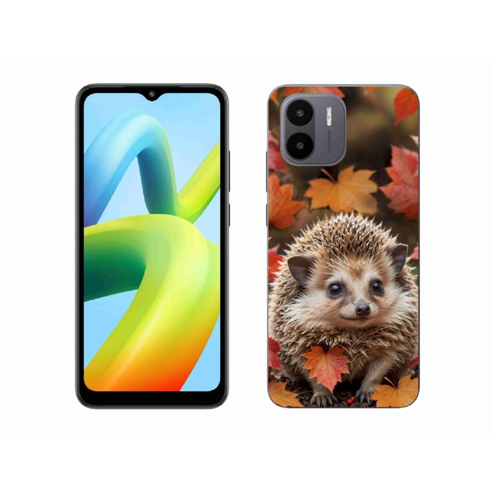 Gelový kryt mmCase na Xiaomi Redmi A1 4G - ježek v listí