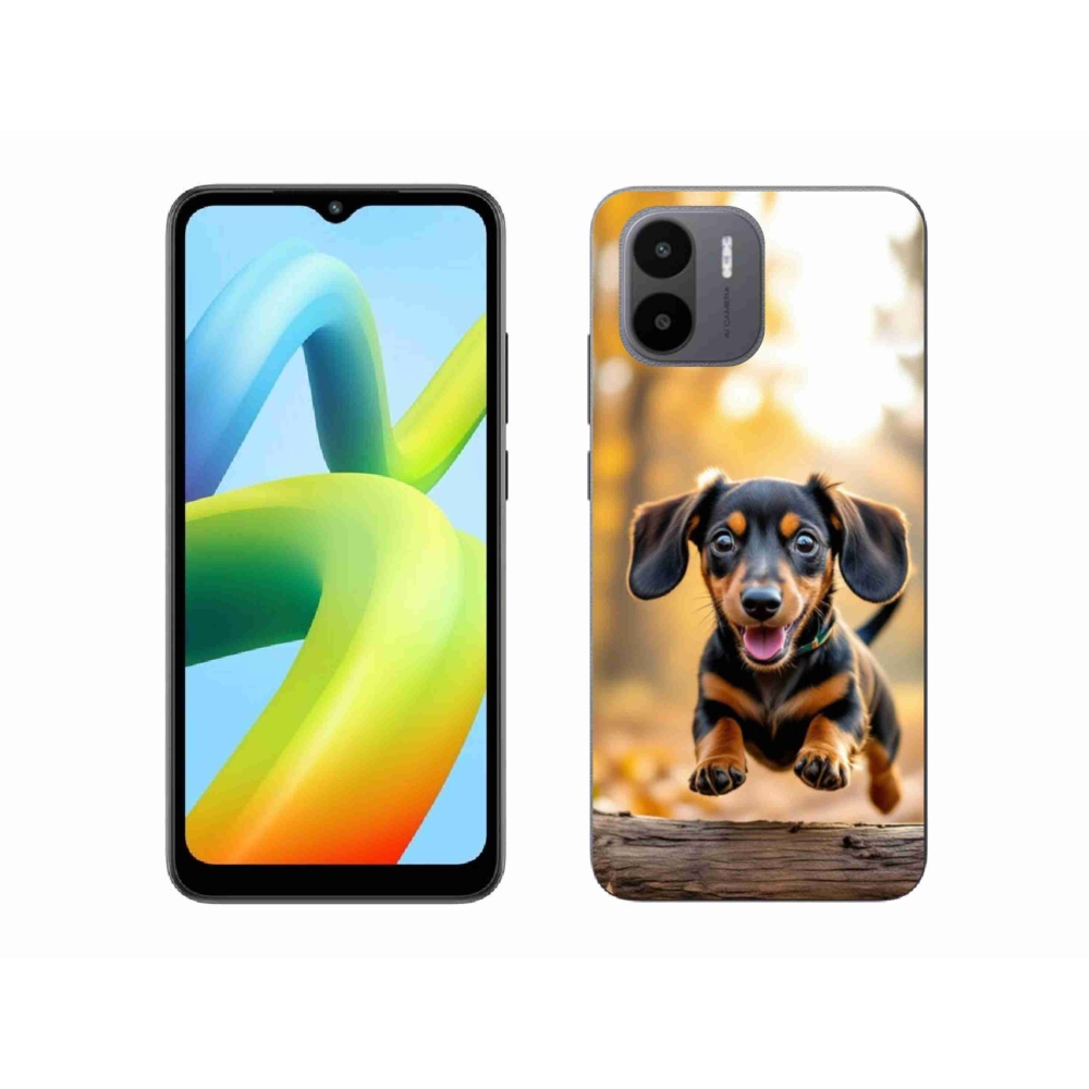 Gelový kryt mmCase na Xiaomi Redmi A1 4G - jezevčík 2