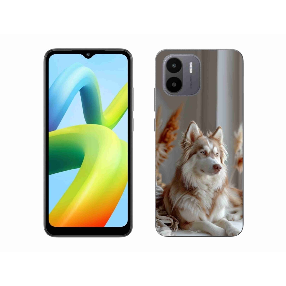Gelový kryt mmCase na Xiaomi Redmi A1 4G - klidný sibiřský husky