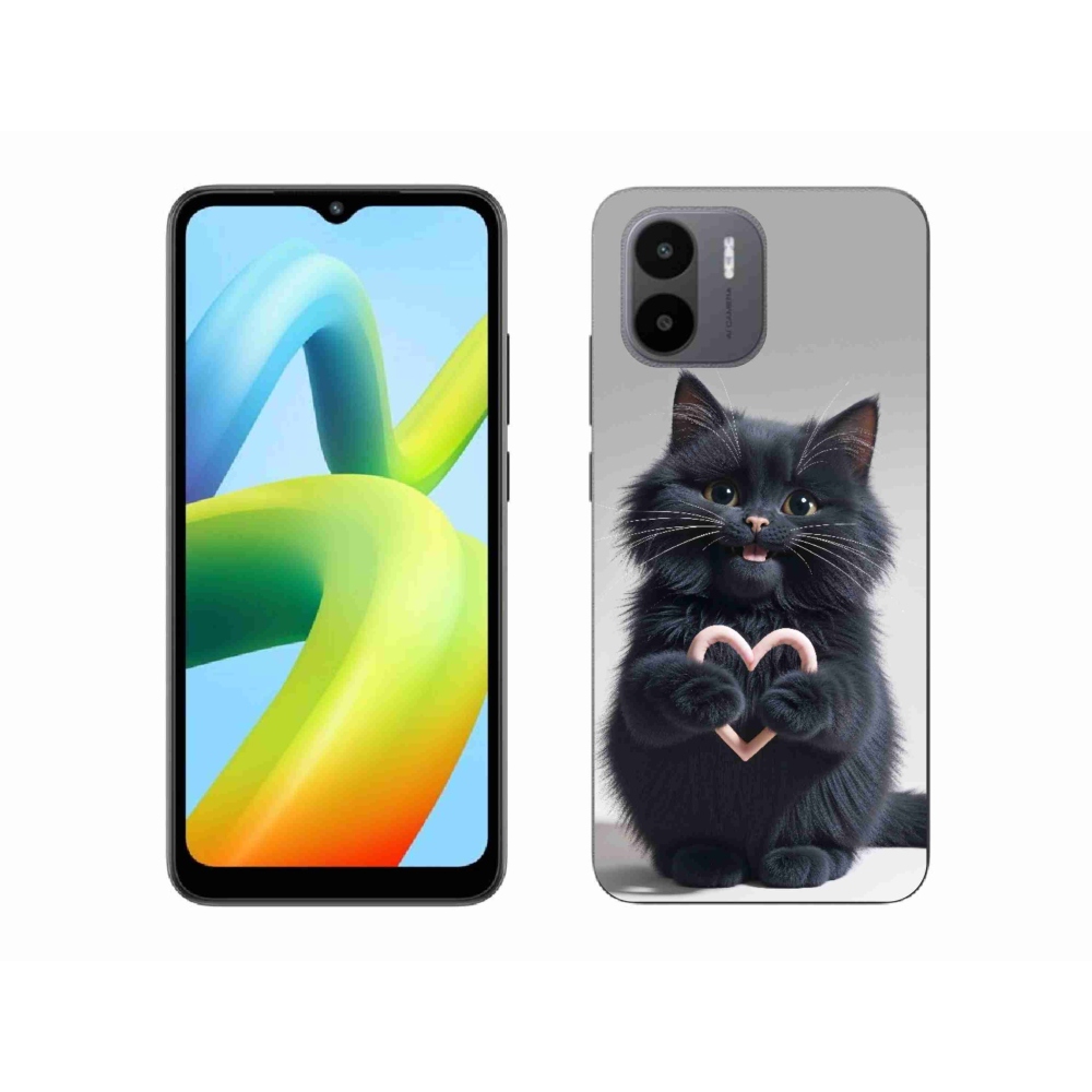 Gelový kryt mmCase na Xiaomi Redmi A1 4G - kočičí láska 3