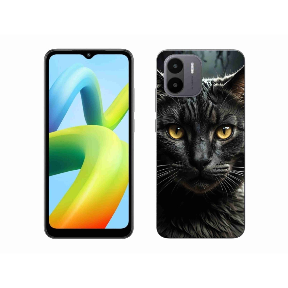 Gelový kryt mmCase na Xiaomi Redmi A1 4G - kočičí pohled 3