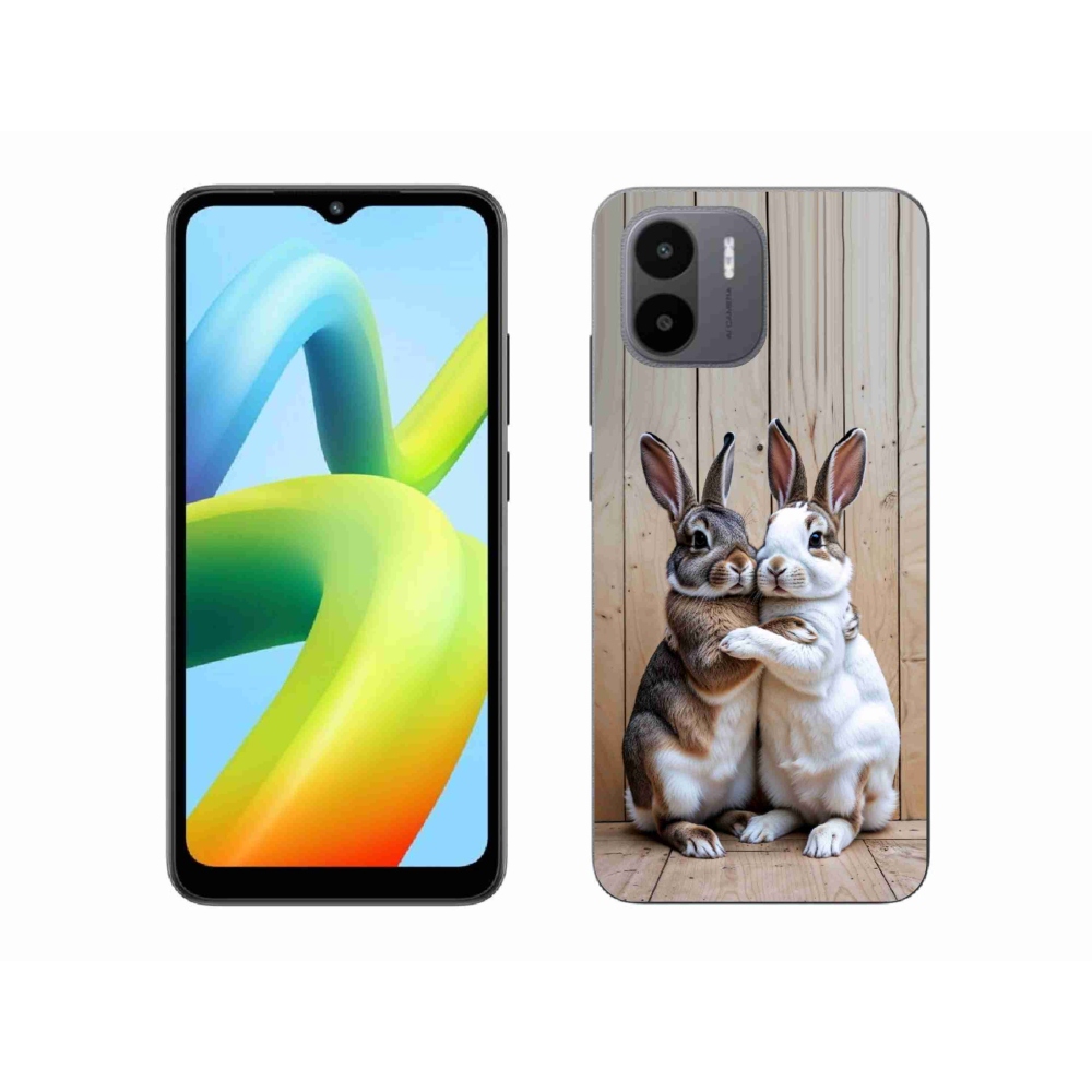 Gelový kryt mmCase na Xiaomi Redmi A1 4G - králičí pár