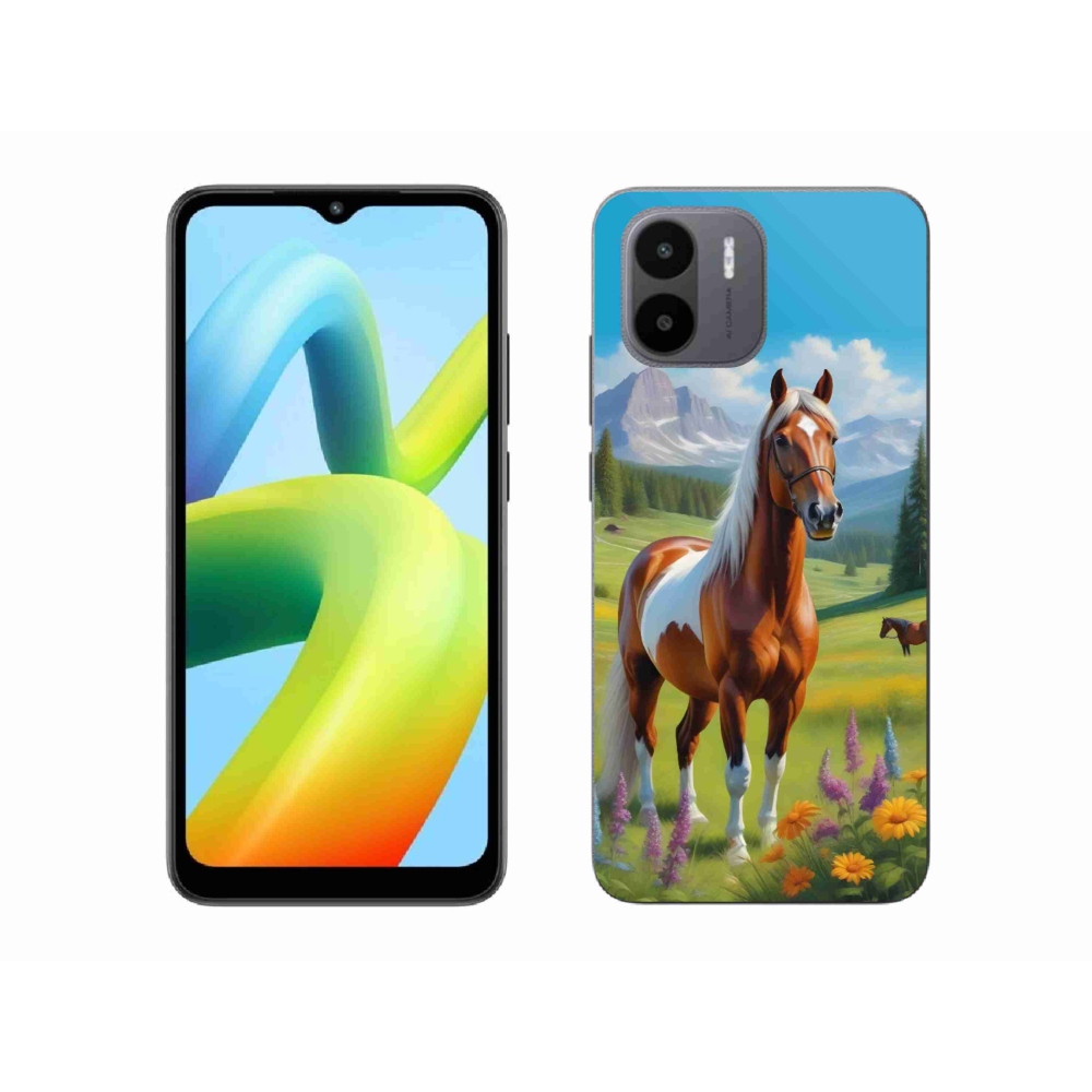 Gelový kryt mmCase na Xiaomi Redmi A1 4G - kůň na louce