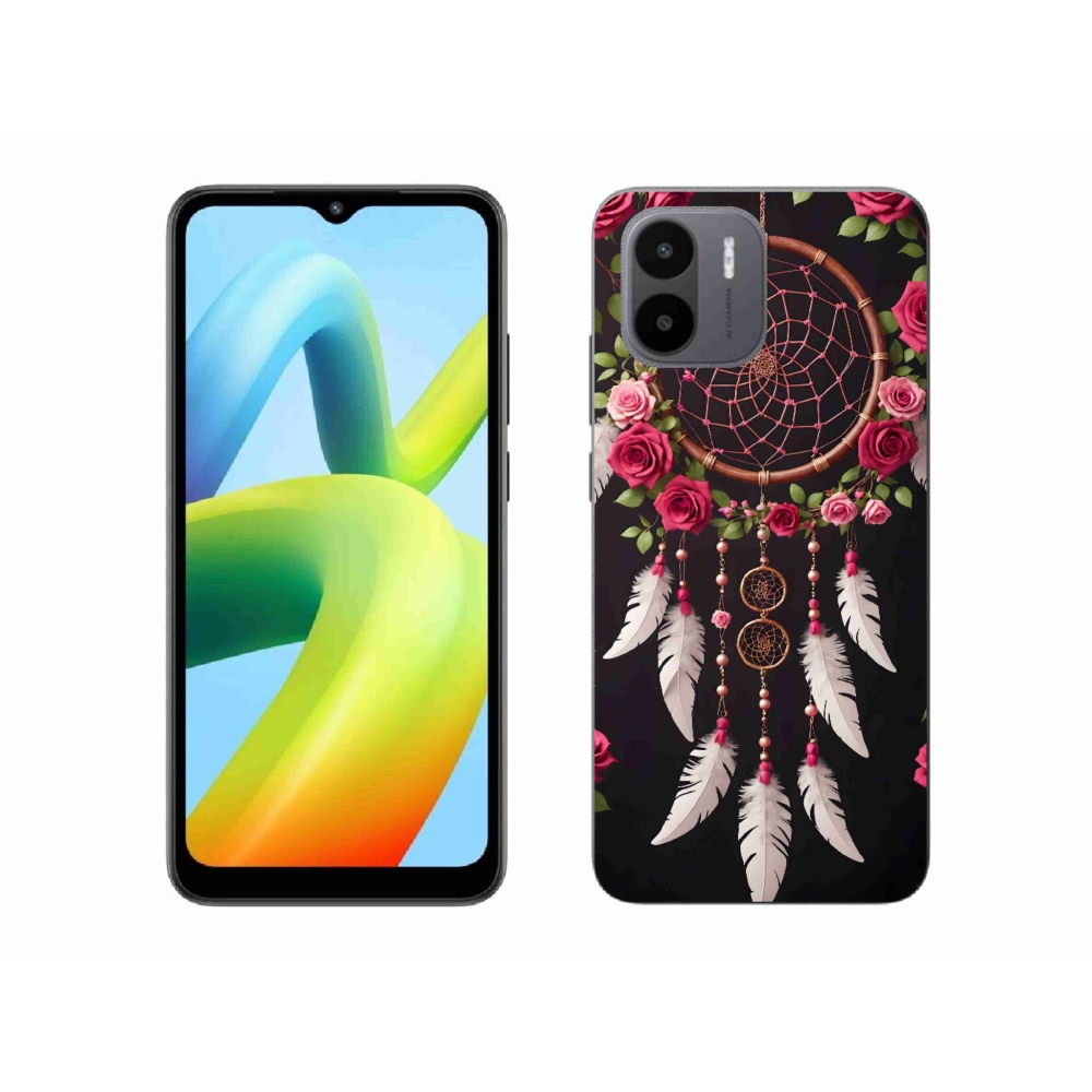 Gelový kryt mmCase na Xiaomi Redmi A1 4G - lapač snů s růžemi