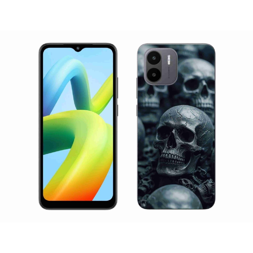 Gelový kryt mmCase na Xiaomi Redmi A1 4G - lebka 2