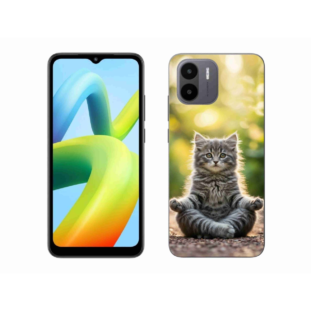 Gelový kryt mmCase na Xiaomi Redmi A1 4G - meditující kotě