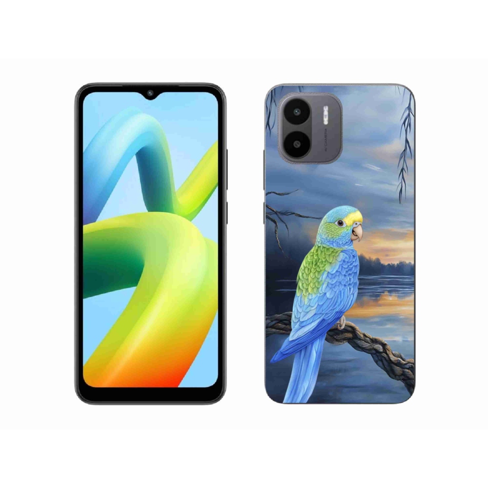 Gelový kryt mmCase na Xiaomi Redmi A1 4G - modrý papoušek