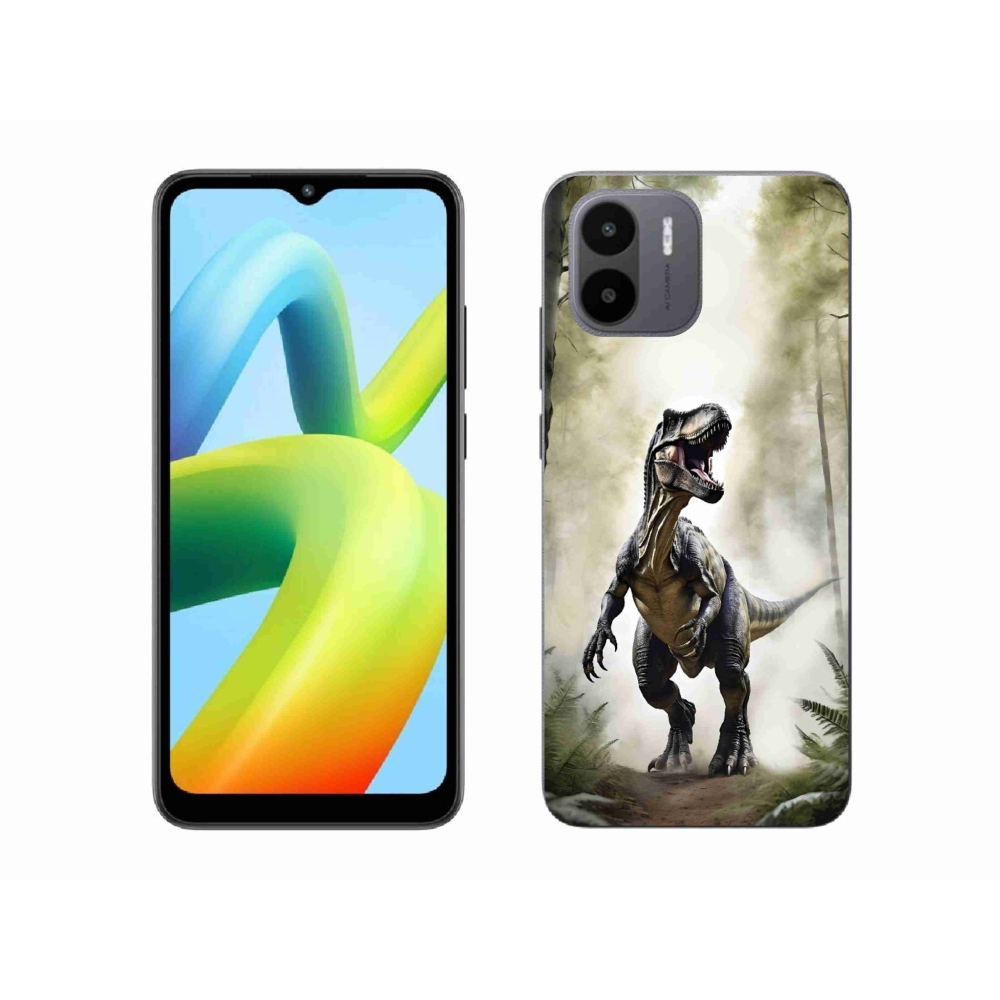 Gelový kryt mmCase na Xiaomi Redmi A1 4G - naštvaný T-Rex
