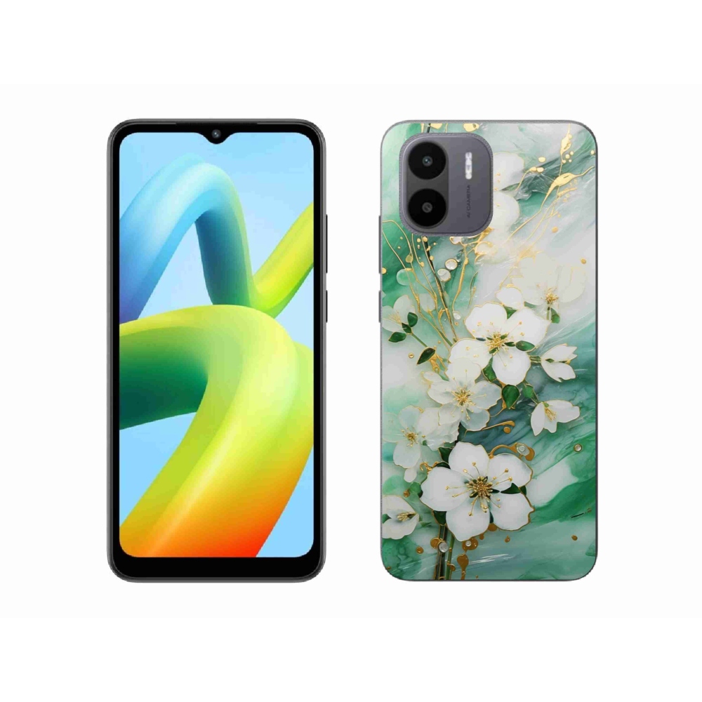 Gelový kryt mmCase na Xiaomi Redmi A1 4G - něžné květy