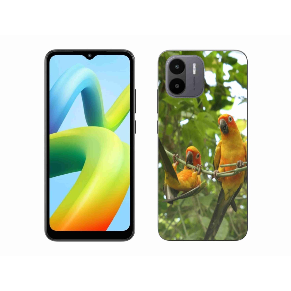 Gelový kryt mmCase na Xiaomi Redmi A1 4G - papoušci aratingy