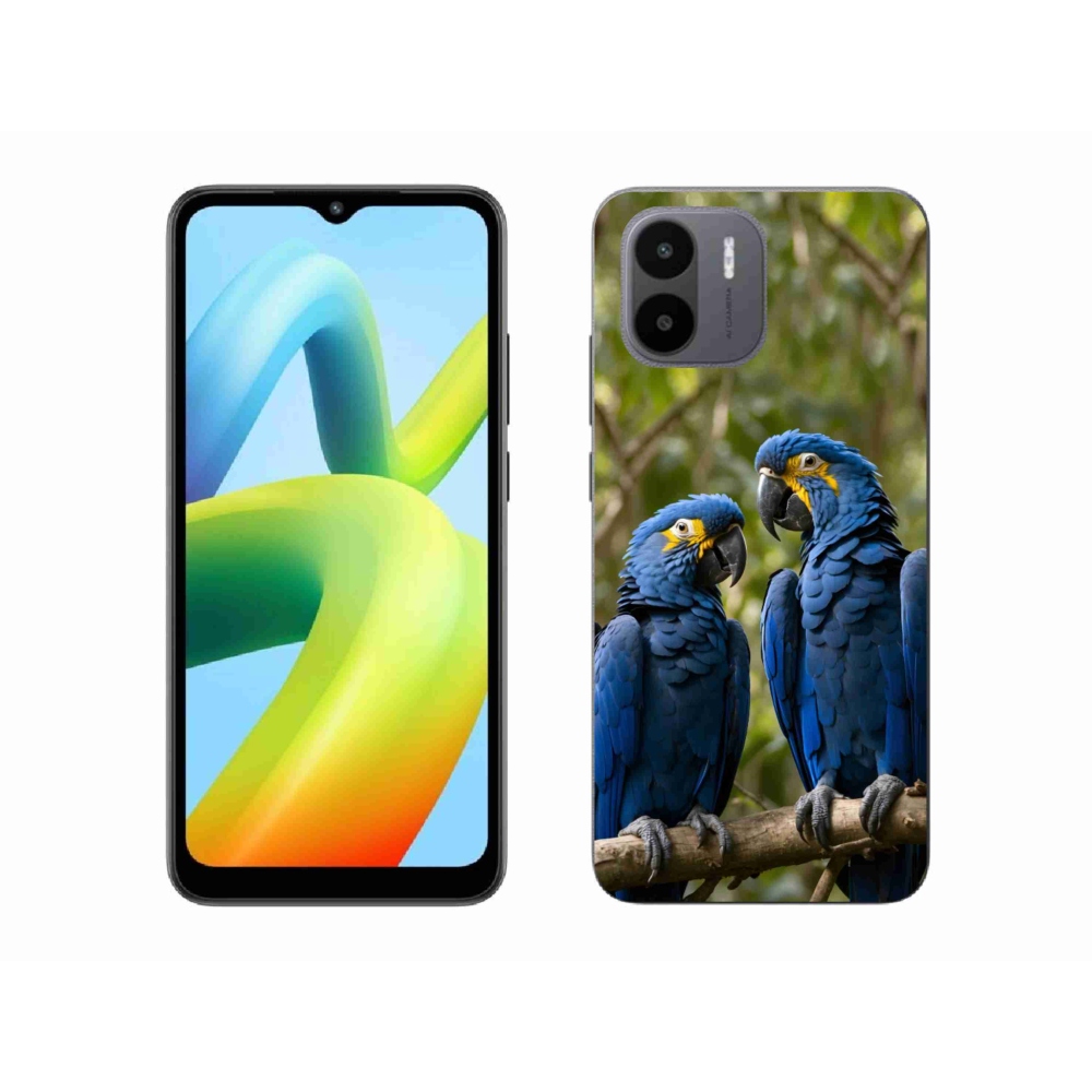 Gelový kryt mmCase na Xiaomi Redmi A1 4G - papouščí duo