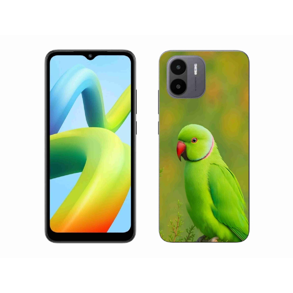 Gelový kryt mmCase na Xiaomi Redmi A1 4G - papoušek alexandr 2