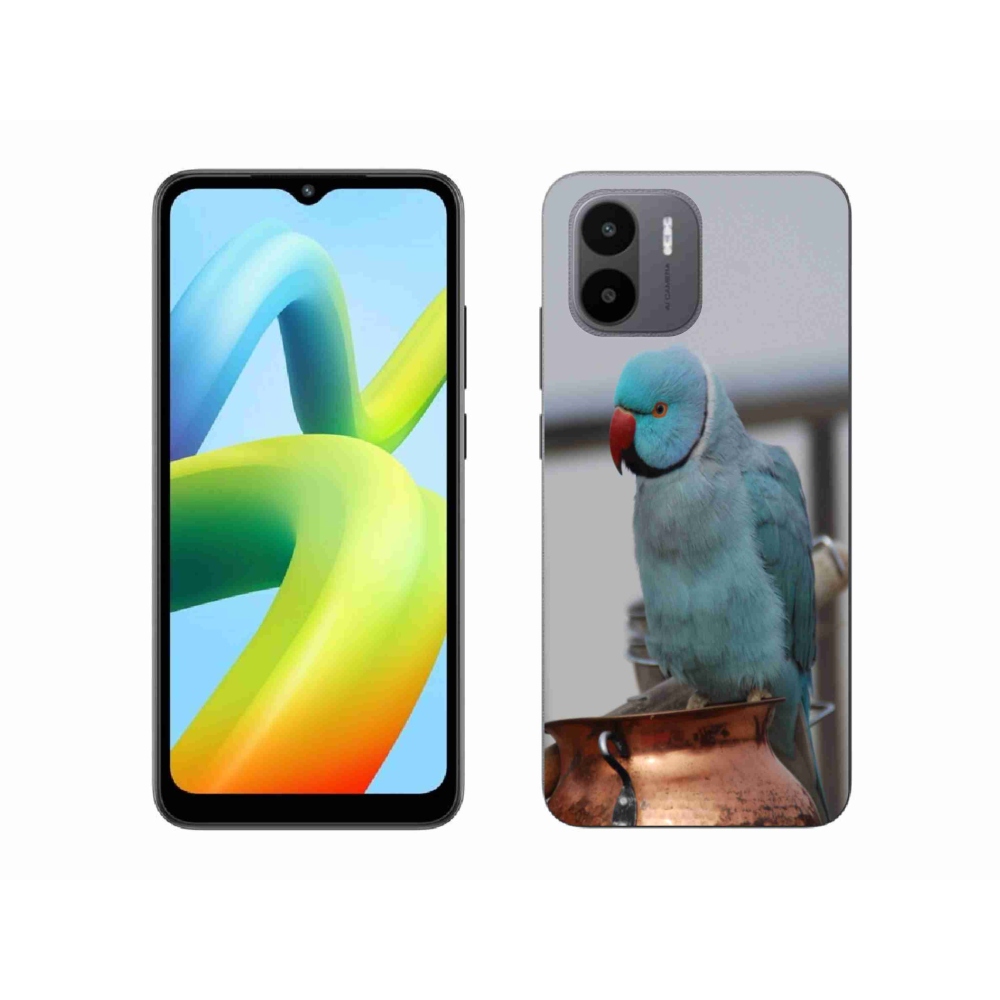 Gelový kryt mmCase na Xiaomi Redmi A1 4G - papoušek alexandr modrý