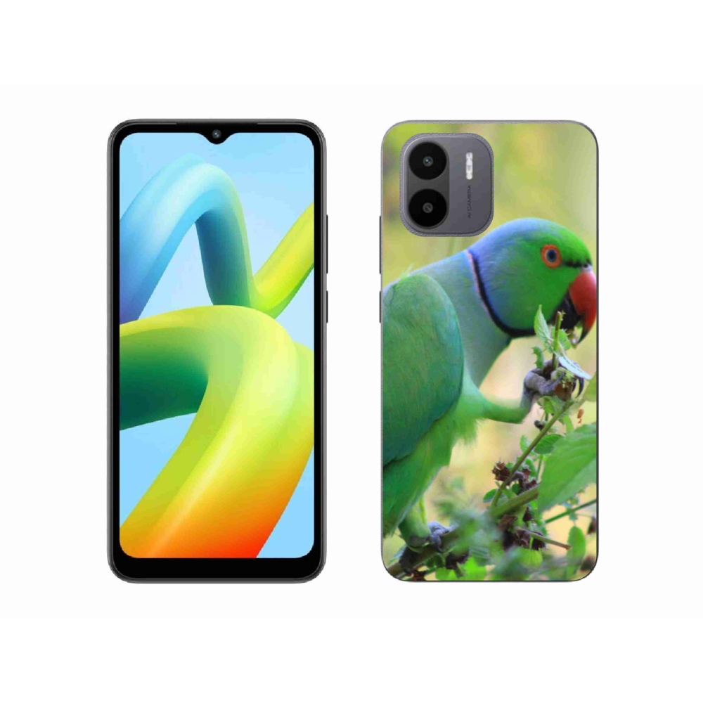 Gelový kryt mmCase na Xiaomi Redmi A1 4G - papoušek alexandr