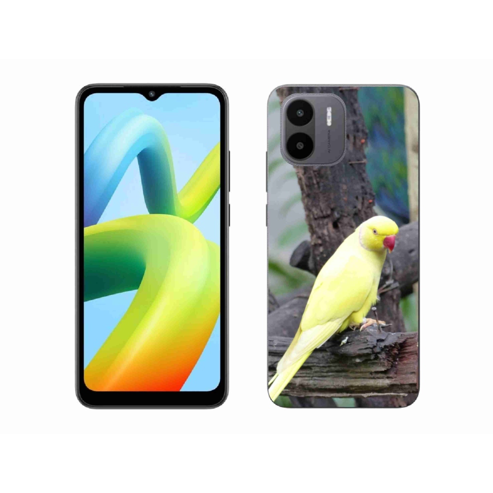 Gelový kryt mmCase na Xiaomi Redmi A1 4G - papoušek alexandr žlutý