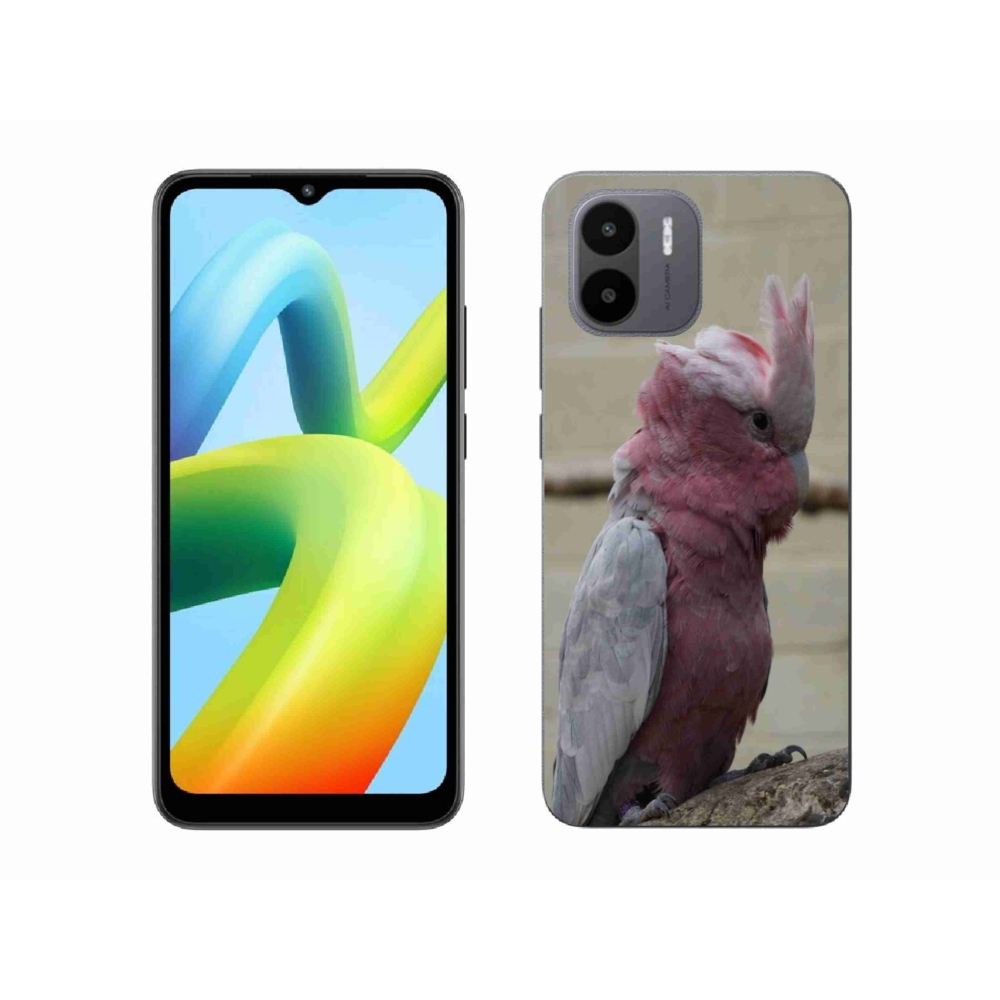 Gelový kryt mmCase na Xiaomi Redmi A1 4G - papoušek kakadu růžový