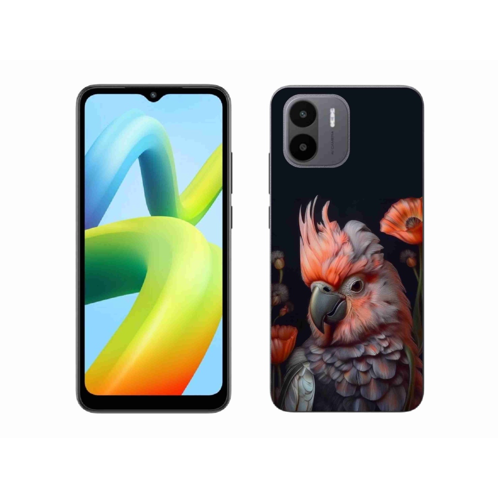 Gelový kryt mmCase na Xiaomi Redmi A1 4G - papoušek kakadu v barvách