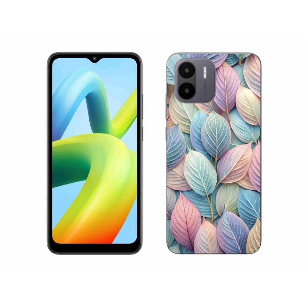 Gelový kryt mmCase na Xiaomi Redmi A1 4G - pastelové listy