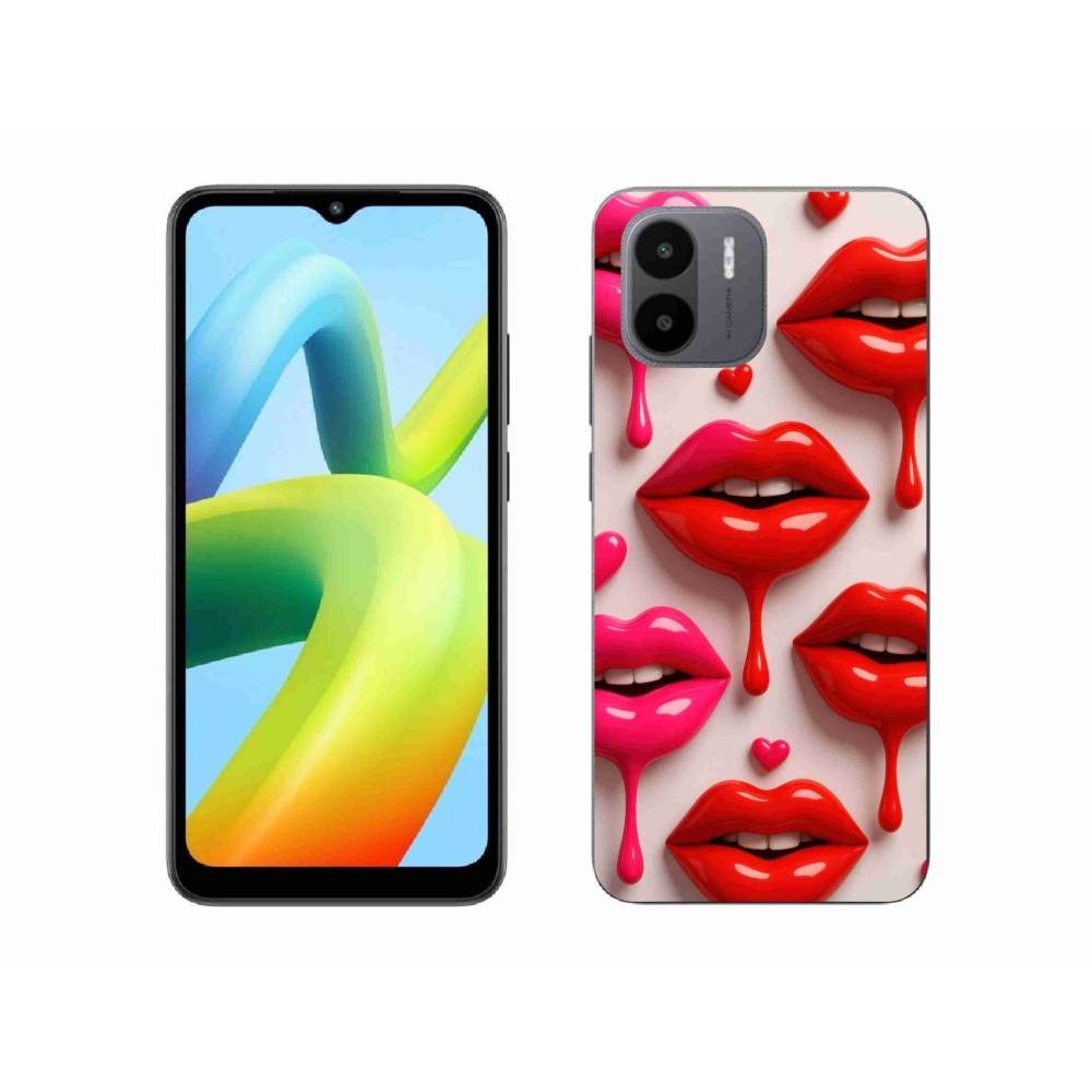 Gelový kryt mmCase na Xiaomi Redmi A1 4G - rty 2