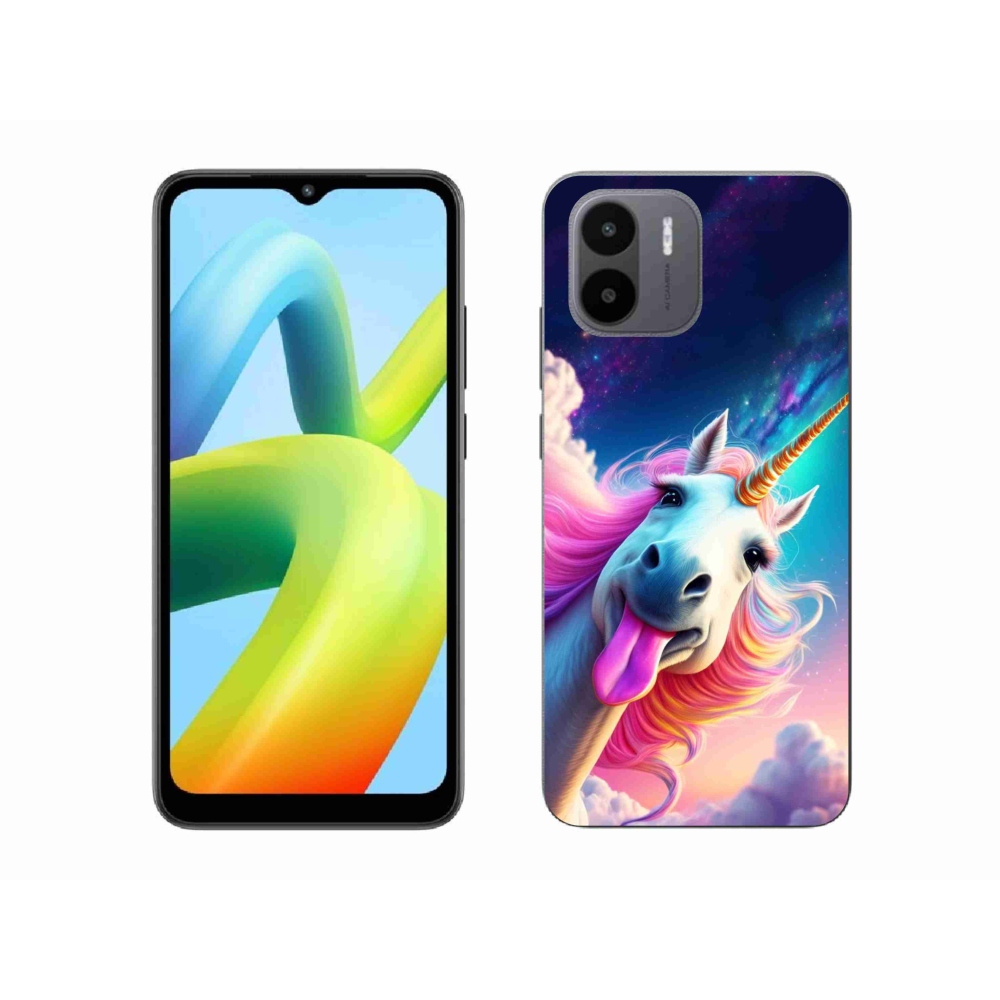 Gelový kryt mmCase na Xiaomi Redmi A1 4G - šílený jednorožec