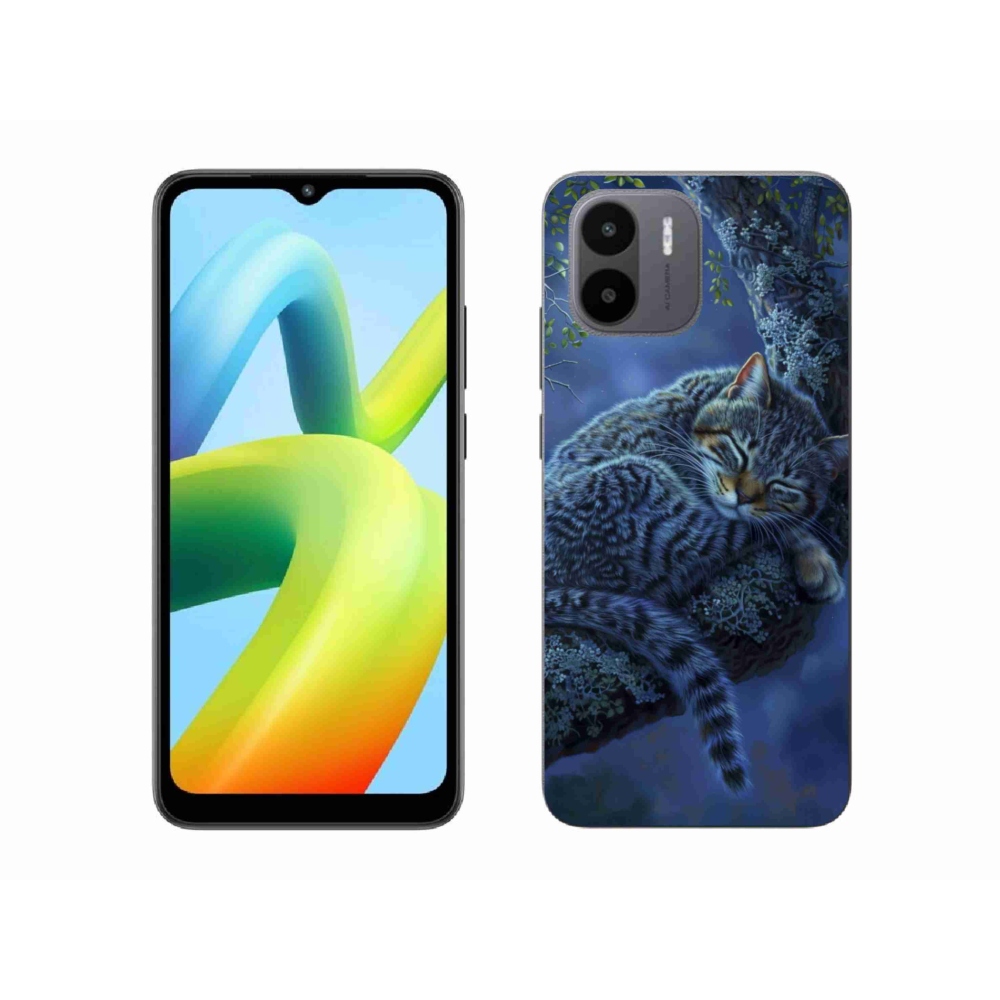 Gelový kryt mmCase na Xiaomi Redmi A1 4G - spící kočka