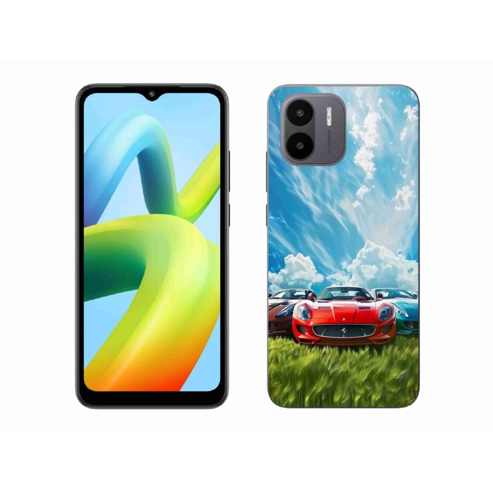 Gelový kryt mmCase na Xiaomi Redmi A1 4G - sportovní vozy
