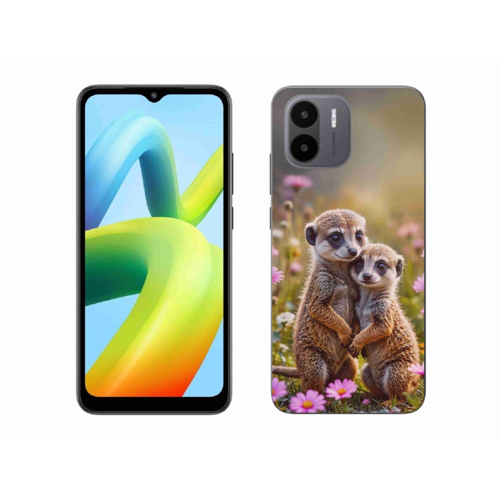Gelový kryt mmCase na Xiaomi Redmi A1 4G - surikatí duo