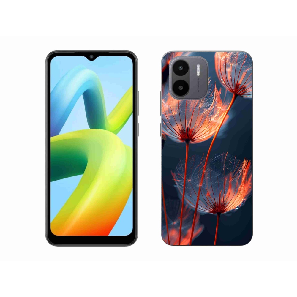 Gelový kryt mmCase na Xiaomi Redmi A1 4G - světélkující chmýří