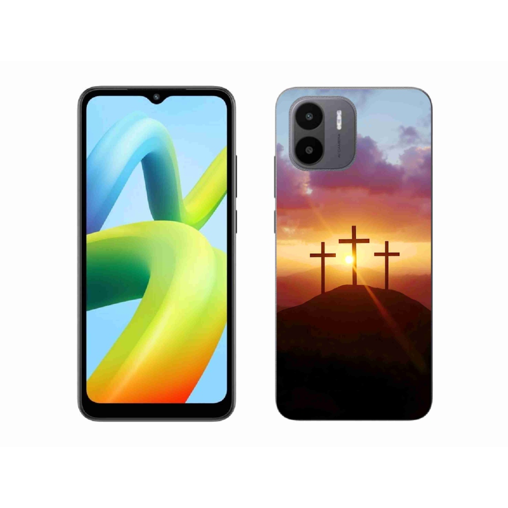 Gelový kryt mmCase na Xiaomi Redmi A1 4G - tři kříže