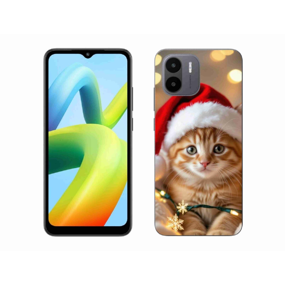 Gelový kryt mmCase na Xiaomi Redmi A1 4G - vánoční kotě
