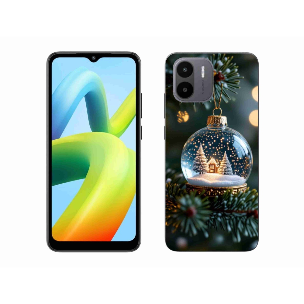 Gelový kryt mmCase na Xiaomi Redmi A1 4G - vánoční koule 2