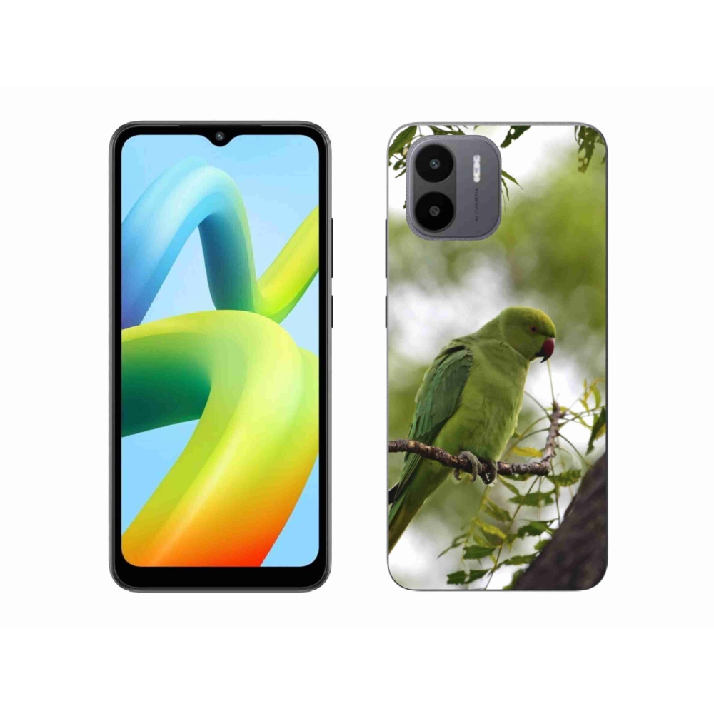 Gelový kryt mmCase na Xiaomi Redmi A1 4G - zelený papoušek