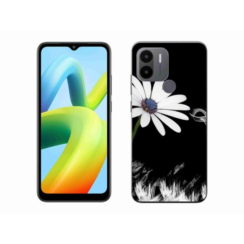 Gelový kryt mmCase na Xiaomi Redmi A1+/A2+ - bílá květina