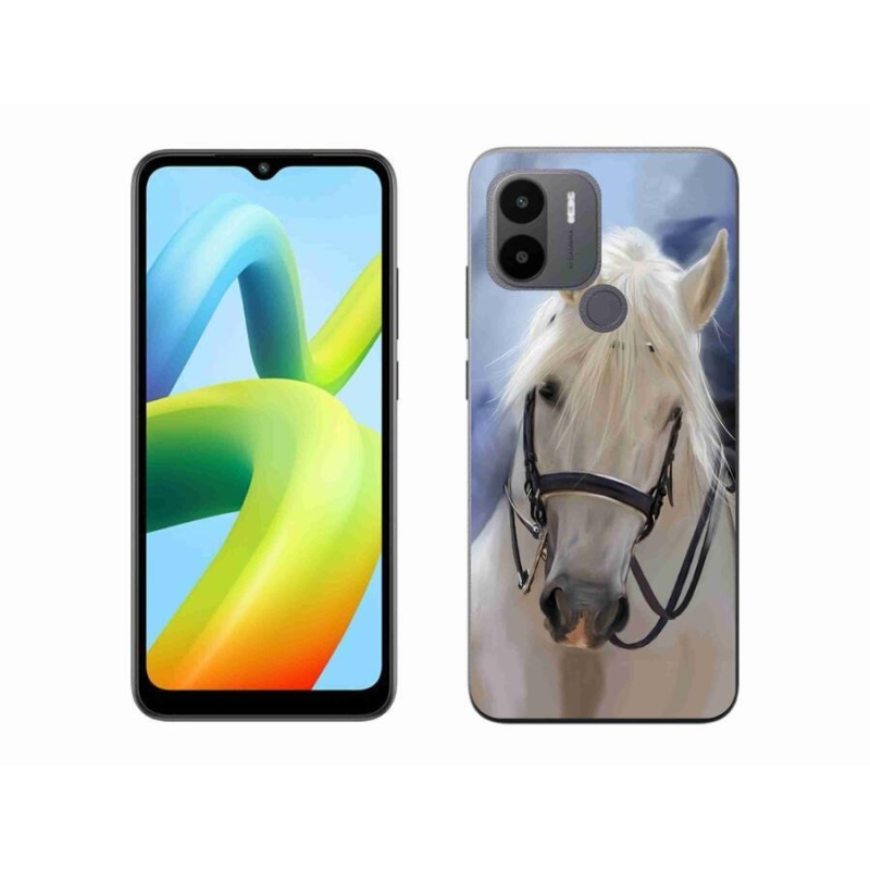 Gelový kryt mmCase na Xiaomi Redmi A1+/A2+ - bílý kůň