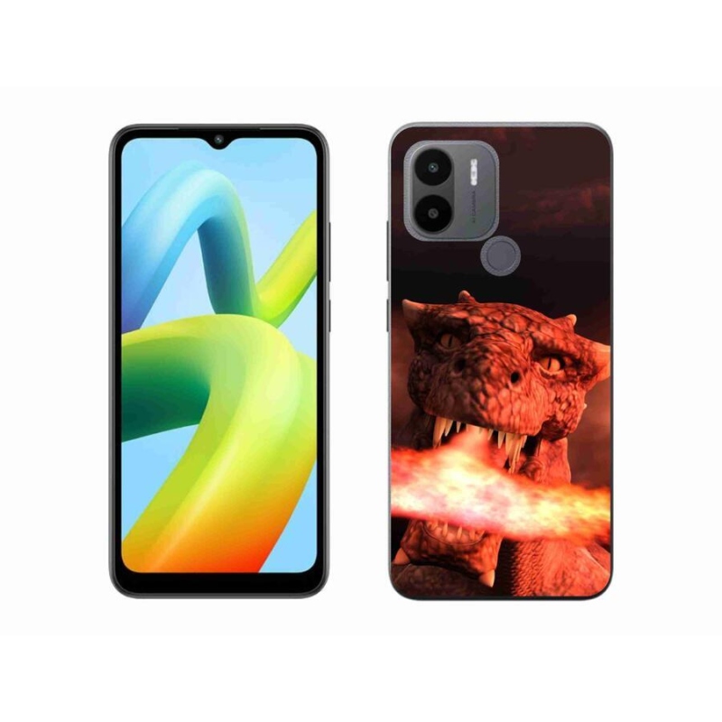 Gelový kryt mmCase na Xiaomi Redmi A1+/A2+ - drak