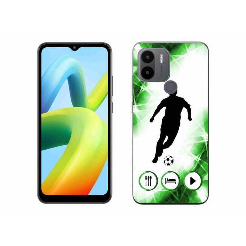 Gelový kryt mmCase na Xiaomi Redmi A1+/A2+ - fotbalista