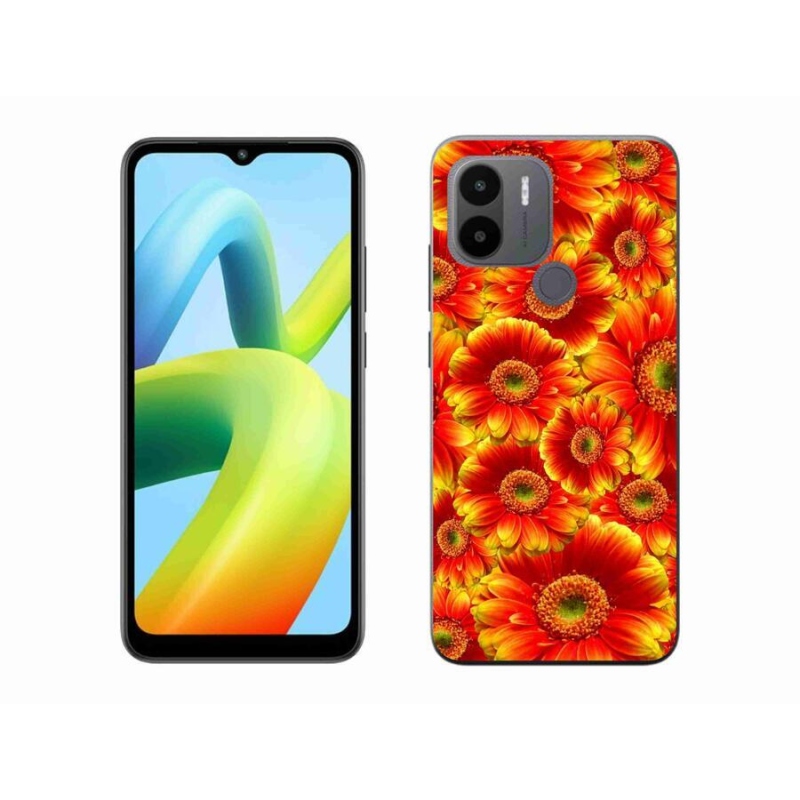 Gelový kryt mmCase na Xiaomi Redmi A1+/A2+ - gerbera 1