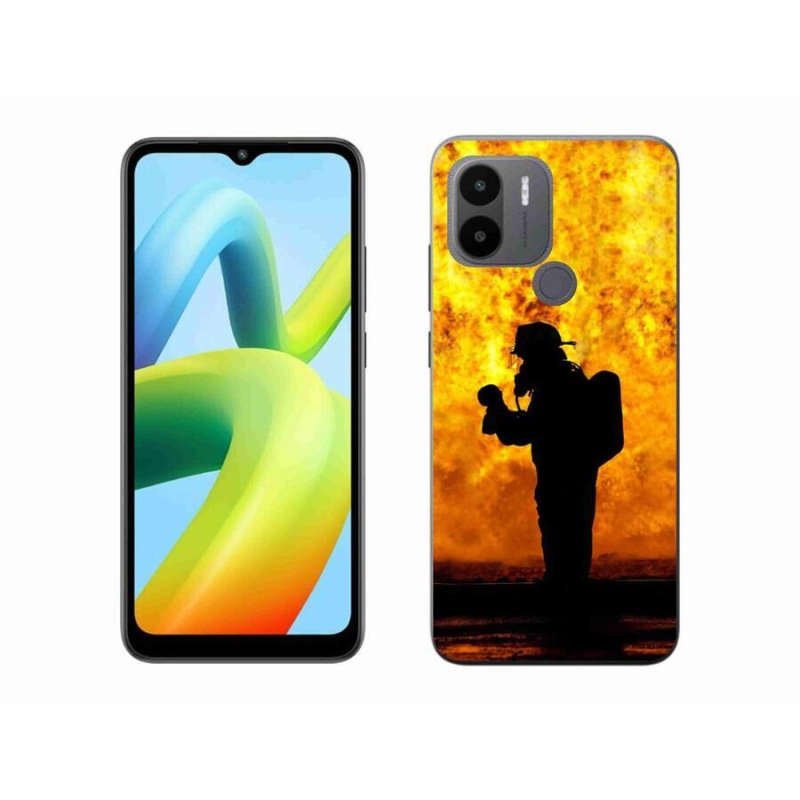 Gelový kryt mmCase na Xiaomi Redmi A1+/A2+ - hasič