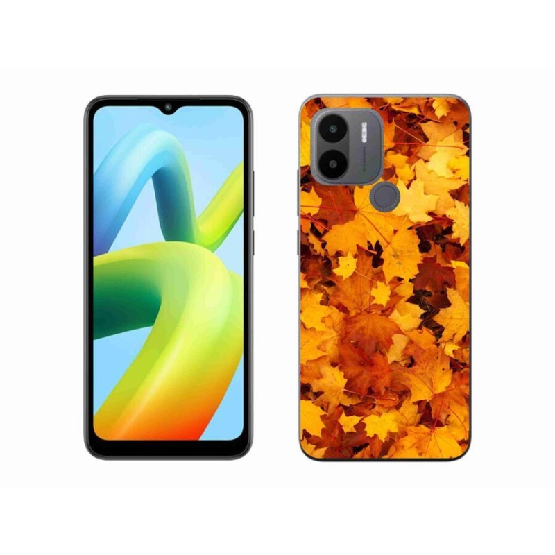 Gelový kryt mmCase na Xiaomi Redmi A1+/A2+ - javorové listy