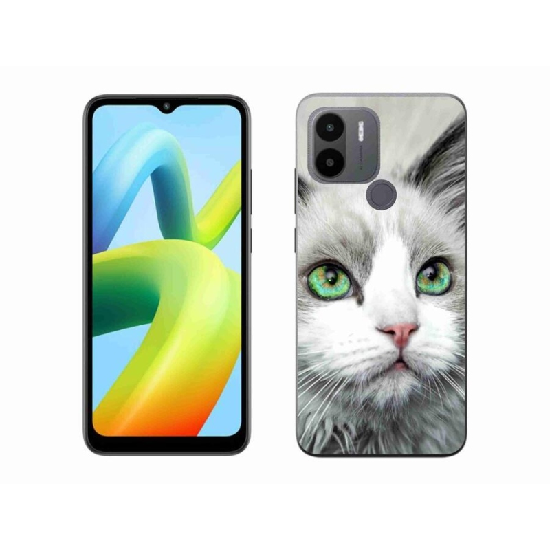Gelový kryt mmCase na Xiaomi Redmi A1+/A2+ - kočičí pohled