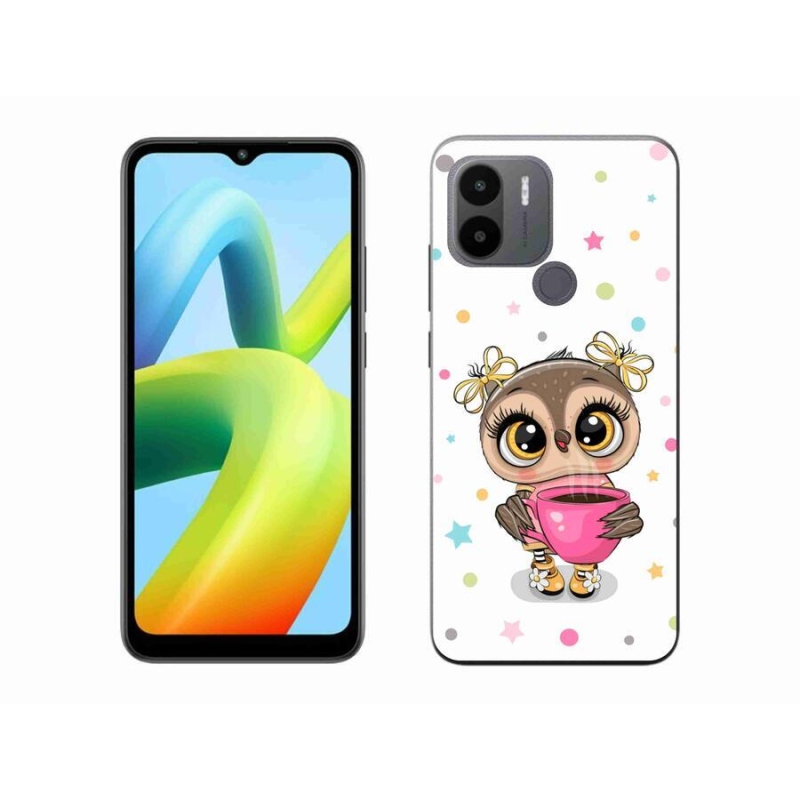 Gelový kryt mmCase na Xiaomi Redmi A1+/A2+ - kreslená sovička
